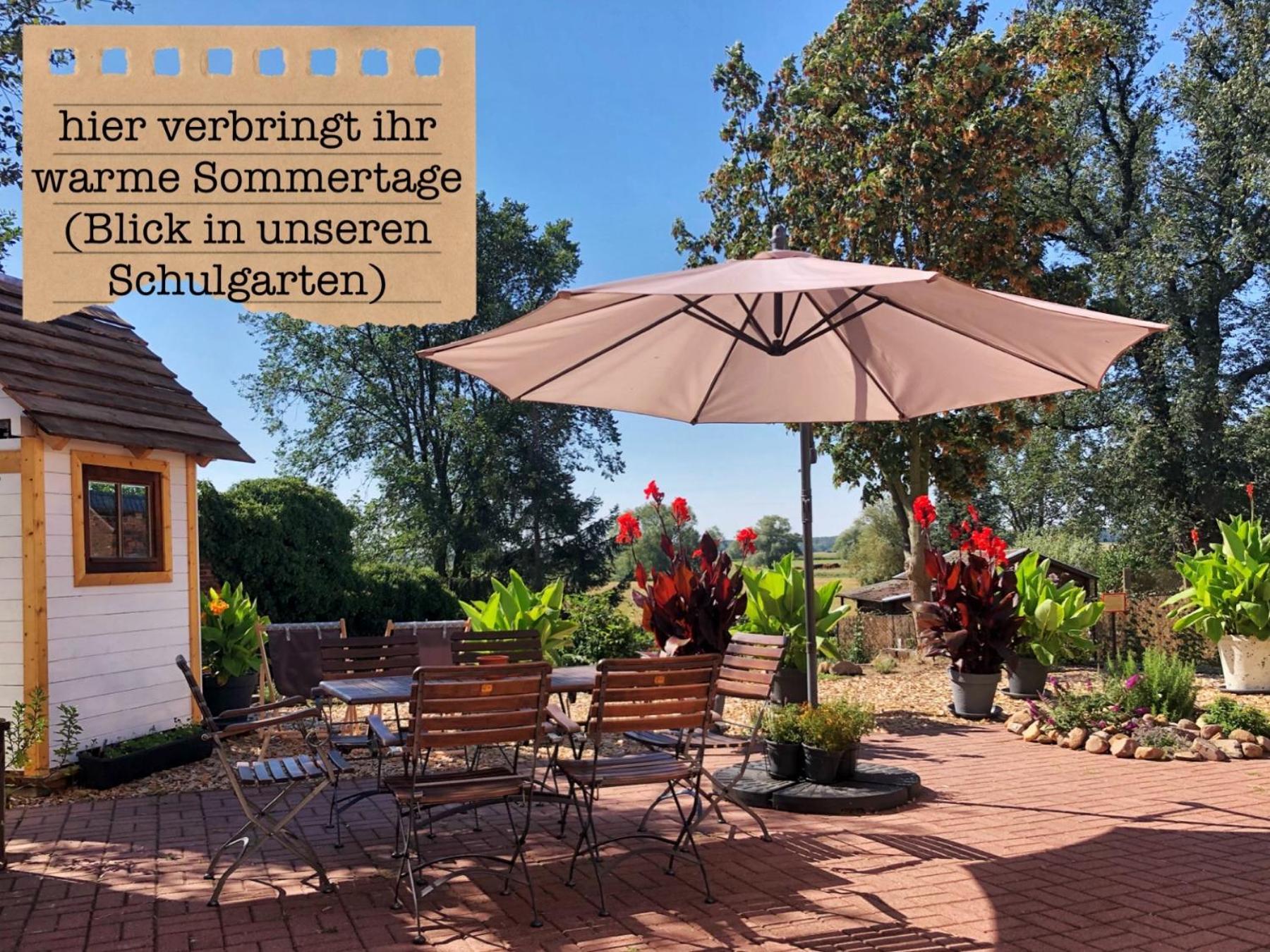 Alte Schule Wittenberg, 3 Ferienwohnungen Fuer Bis Zu 12 Personen, An Der Elbe, Mit Garten ภายนอก รูปภาพ
